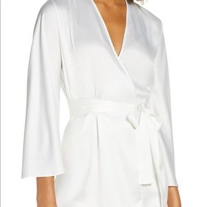 Ray Collection Feather Trimmed Robe